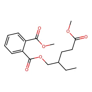 1,2-Benzenedicarboxylic acid, 2-ethyl-5-methoxy-5-oxopentyl methyl ester structure