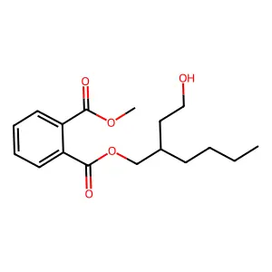 2-(2-hydroxyethyl)hexyl Methyl Benzene-1,2-dicarboxylate structure