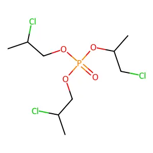 Phosphoric acid, 2-chloro-1-methylethyl bis(2-chloropropyl) ester structure