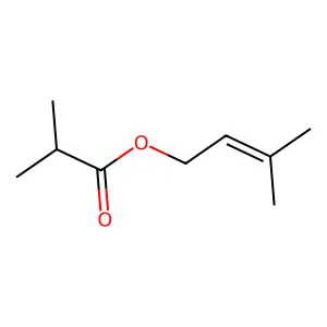 Prenyl isobutyrate structure