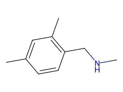N-(2,4-dimethylbenzyl)-N-methylamine structure