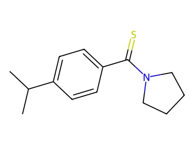 [4-(Propan-2-yl)phenyl](pyrrolidin-1-yl)methanethione structure