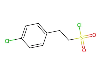 2-(4-Chlorophenyl)ethane-1-sulfonyl chloride structure