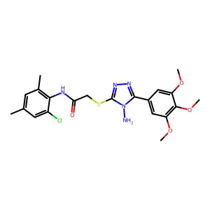 C21H24ClN5O4S structure