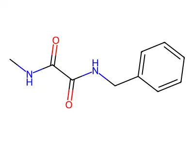 N~1~-benzyl-N~2~-methylethanediamide structure