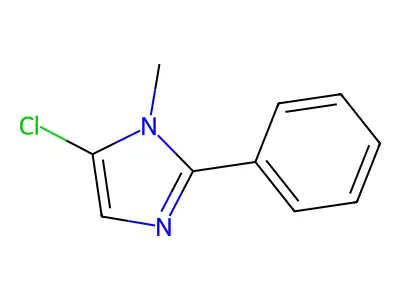 5-Chloro-1-methyl-2-phenyl-1H-imidazole structure