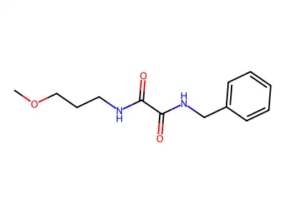N-benzyl-N'-(3-methoxypropyl)ethanediamide structure