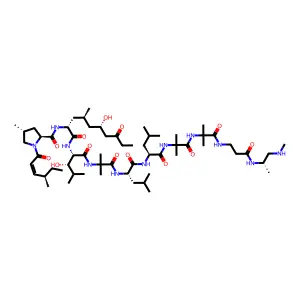 Leucinostatin B structure