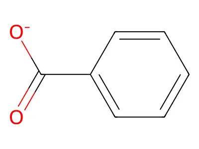 苯甲酸盐 structure