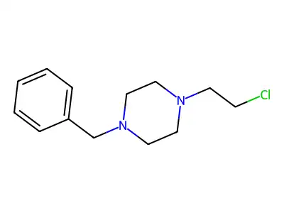 1-Benzyl-4-(2-chloroethyl)piperazine structure