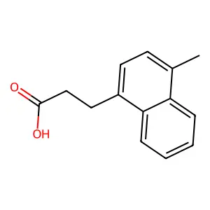 3-(4-Methylnaphthalen-1-yl)propanoic acid structure