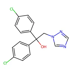 1H-1,2,4-Triazole-1-ethanol, alpha,alpha-bis(4-chlorophenyl)- structure