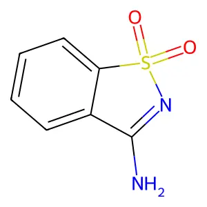 1,2-Benzisothiazol-3-amine 1,1-dioxide structure