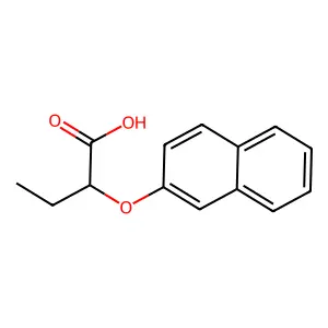 2-(2-Naphthalenyloxy)butanoic acid structure