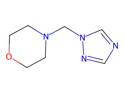4-(1H-1,2,4-Triazol-1-ylmethyl)morpholine structure