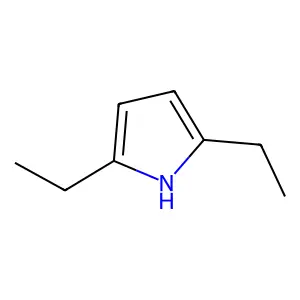 1H-Pyrrole, 2,5-diethyl- structure