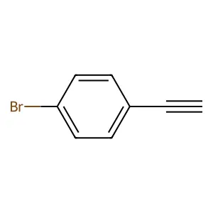 Benzene, 1-bromo-4-ethynyl- structure