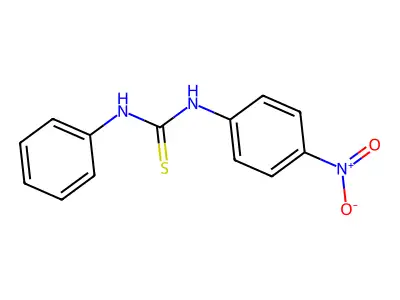 1-(4-Nitrophenyl)-3-phenyl-2-thiourea structure