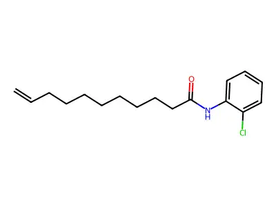 10-Undecenamide, N-(2-chlorophenyl)- structure