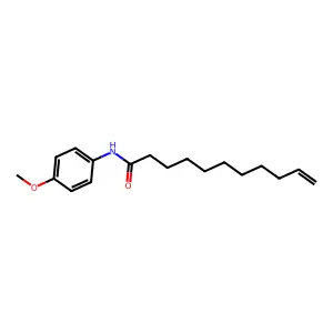 10-Undecenamide, N-(4-methoxyphenyl)- structure