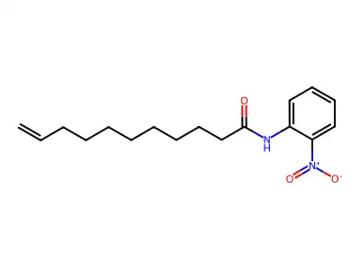 10-Undecenamide, N-(2-nitrophenyl)- structure