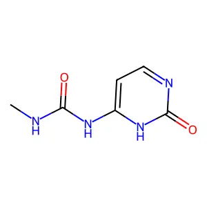 1-methyl-3-(2-oxo-3H-pyrimidin-4-yl)urea structure