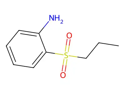 2-(Propylsulphonyl)aniline structure