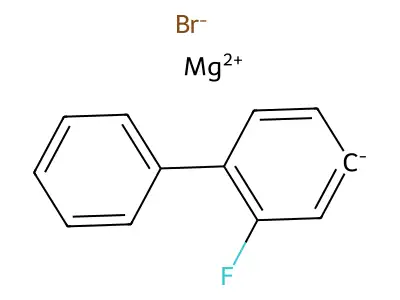 3-Fluoro-4-biphenylmagnesium bromide 0.5 M in Tetrahydrofuran structure