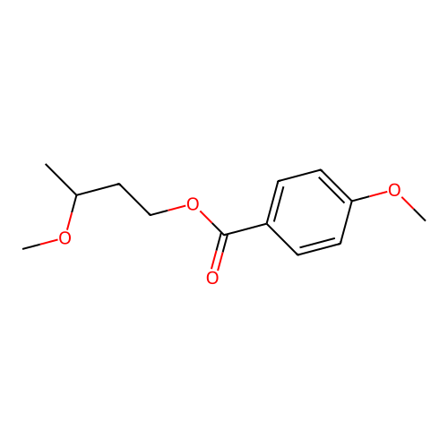 3-Methoxybutyl 4-methoxybenzoate structure