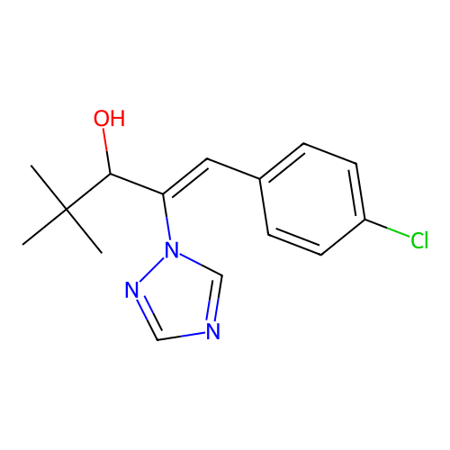 Uniconazole structure