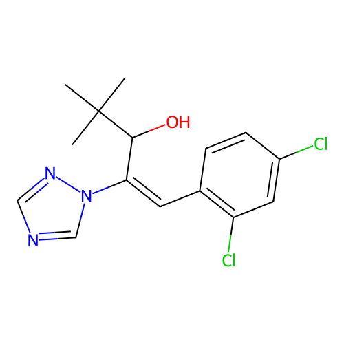 Diniconazole structure
