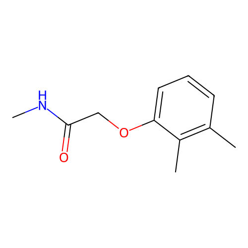 2-(2,3-dimethylphenoxy)-N-methylacetamide structure