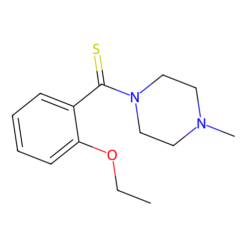 (2-Ethoxyphenyl)(4-methylpiperazin-1-yl)methanethione structure