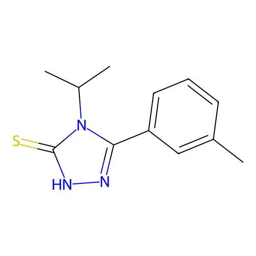 4-Isopropyl-5-m-tolyl-4H-[1,2,4]triazole-3-thiol structure