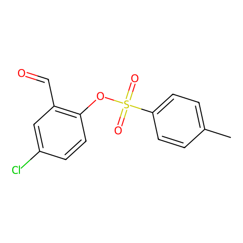 4-Chloro-2-formylphenyl 4-methylbenzenesulfonate structure