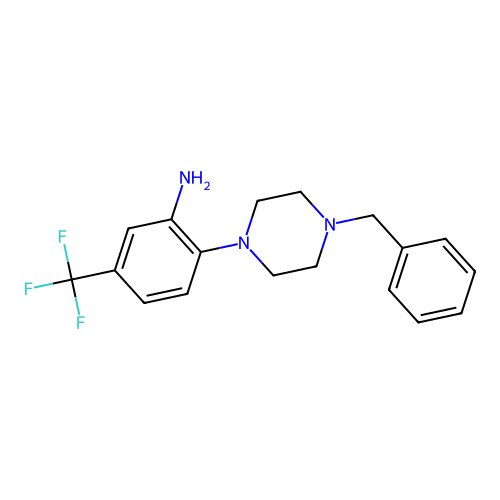 2-(4-Benzylpiperazin-1-yl)-5-(trifluoromethyl)aniline structure