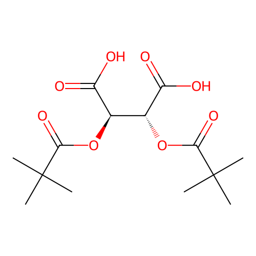 (2R,3R)-2,3-Bis(pivaloyloxy)succinic acid structure