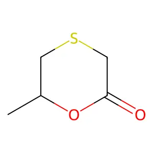 6-Methyl-1,4-oxathian-2-one structure