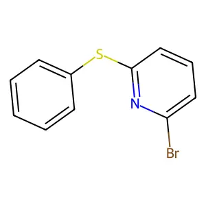 2-Bromo-6-phenylsulfanylpyridine structure