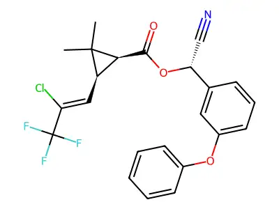 Cyhalothrin structure
