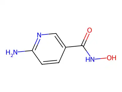 3-Pyridinecarboxamide, 6-amino-N-hydroxy- structure