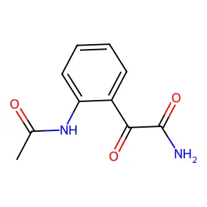 2-(2-Acetamidophenyl)-2-oxoacetamide structure