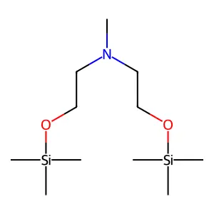 N,N-二(2-三甲基硅氧乙基)甲胺 structure