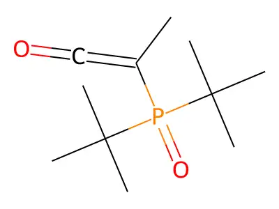 1-Propen-1-one, 2-[bis(1,1-dimethylethyl)phosphinyl]- structure