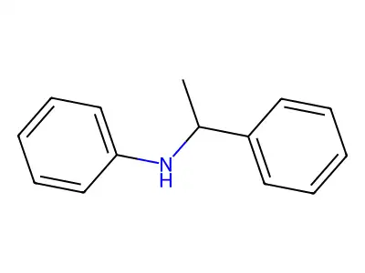 N-(1-Phenylethyl)aniline structure