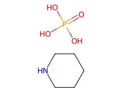磷酸哌啶 structure