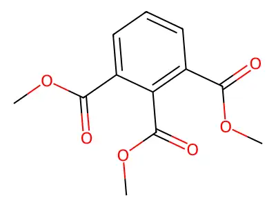 Trimethyl 1,2,3-benzenetricarboxylate structure