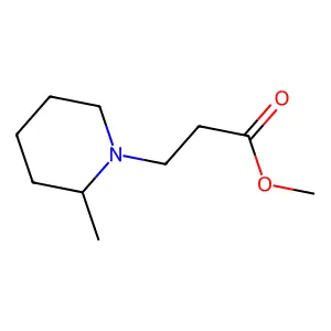 Methyl 3-(2-methylpiperidin-1-yl)propanoate structure