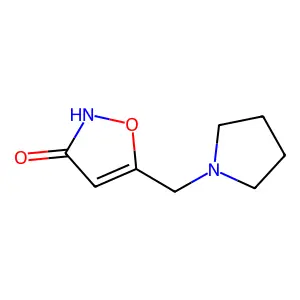 3-Hydroxy-5-(N-pyrrolidinomethyl)isoxazole structure