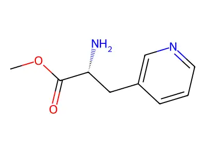 3-(3-Pyridyl)-D-alanine methyl ester structure